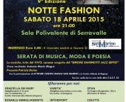Locandina Notte Fashion Serr. 2015