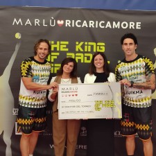 Monica e Marta Fabbri insieme a Luca Ceccarelli e Thomas Manfredini_padel San Marino17